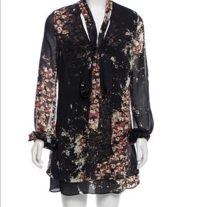 Intermix Exclusive black floral dress